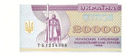 Ukrajna 20 000 Karbovanec 1996 UNC