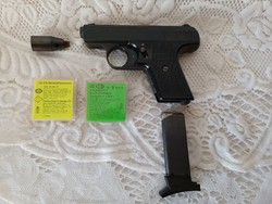 1, -Ft gas alarm handgun + cartridge fbi8000