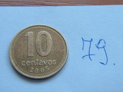 Argentina 10 cent 2005 79.