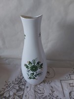 Hollóházi Erika mintás aranyozott váza