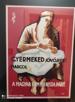 PAP GYULA (1899 - 1983) MKP plakát