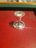 Luxurious old silver-plated candlestick