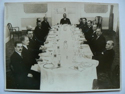 Large press photo, circa 1935, almás balogh element, ant weave. The chair (17x23 cm) is original