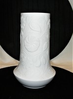Plasztikus díszítésű porcelán váza  - SCHERZER Bavaria porcelán