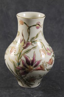 Zsolnay szignált orchideás váza 883