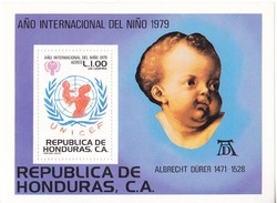 Honduras légiposta bélyeg blokk 1980