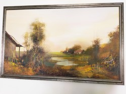 Zombori László:Tanya az Alföldön( 60*100cm)
