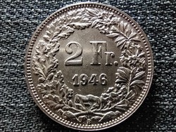 Svájc .835 ezüst 2 Frank 1946 B (id41731)
