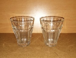 Retro glass coffee cup 2 pcs in one (16 / k)