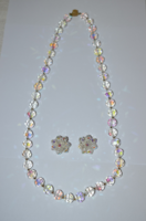Miracle beautiful chandelier Czech crystal necklace + clip