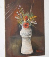 Molnár zsolt oil / canvas flower still life