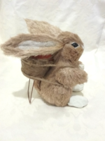 Easter decoration - flower holder straw bunny 17 cm