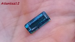 Very rare! Genuine, 100% term. Greenish blue (indigo) tourmaline gemstone 1.35ct (si1)! 85,800 HUF