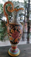 Deruta beautiful Italian majolica vase, 26cm high