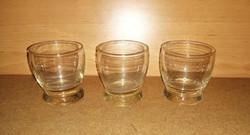 Old glass coffee cup 3 pcs in one (16 / k)