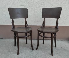 2 db egyforma, jelzett, régi, antik, támlás thonet szék eladó