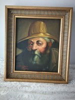 Very nice oil painting, old frame