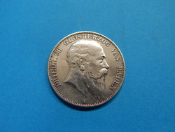 Silver 5 brands 1903 g Karlsruhe, Grand Duke Friedrich of Baden (1856-1907)