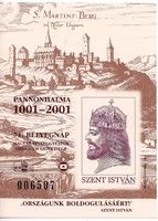 Magyarország MABEOSZ emlékív 2001