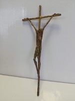 Erwin Huber marked Bronze Crucifix in 1983.