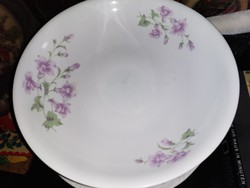 4 személyes 12 db-os tölcsérvirág mintás Alföldi porcelán tányér készlet