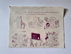 Retro sticker figures with animal figures