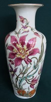 DT/050 - Zsolnay – Orchidea dekoros, 27 cm magas váza