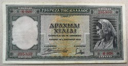 Görögország 1000 Drahma 1939 F