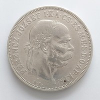 1900 Francis Joseph Silver 5 crowns (no: 22/71.)