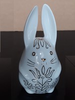 Aquincum porcelain bunny with gold painting