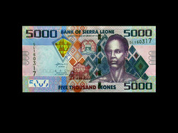 UNC - 5000 LEONE - SIERRA LEONE (Nyugat-Afrikai Köztársasság) - 2013