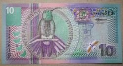 Suriname 10 Gulden 2000 Unc