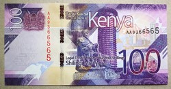 Kenya 100 Shilingi 2019 Unc