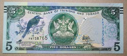 Trinidad és Tobago 5 Dollars 2006 Unc