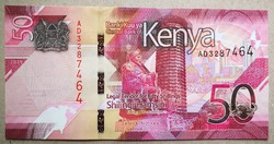 Kenya 50 Shilingi 2019 Unc