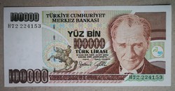 Törökország 100000 Líra 1997 Unc-
