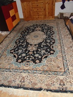 Nagy jó állapotú régi vastag Iráni   szőnyeg