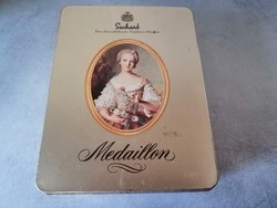 Suchard Medaillon pralinés fémdoboz