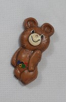 Misa teddy bear figural ceramic badge b.K.