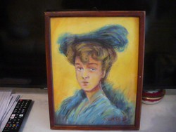 Portrait of Lajos Kunffy woman
