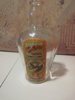 Old original paper zwack casino rum bottle