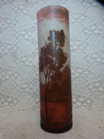 25 cm, Daum  tipusú váza.