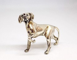 Ezüst miniatűr vizsla figura (ZAL-Ag103104)