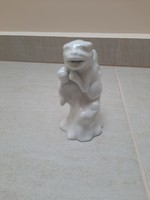 Fehér Herendi porcelán Foo kutya figura