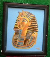 Gulyás Viktória festménye Tutanhamon