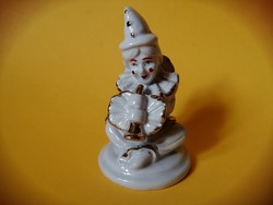 Porcelán bohóc figura