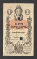 1 forint / 1 gulden 1858. Érvénytelenített! Ritka!