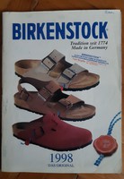 Birkenstock lábbelik 1998. német nyelvű katalógus