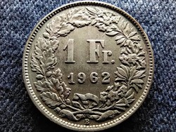 Svájc .835 ezüst 1 Frank 1962 B (id57065)