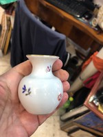 Herendi porcelán váza, hibátlan, 7 cm-es, ajándéknak.